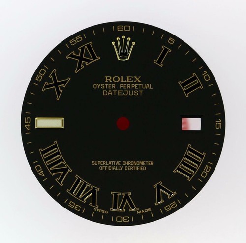 Rolex Datejust II 116333 original para hombre negro, negro romano y palo @9 2/T #E2 - Imagen 2 de 8