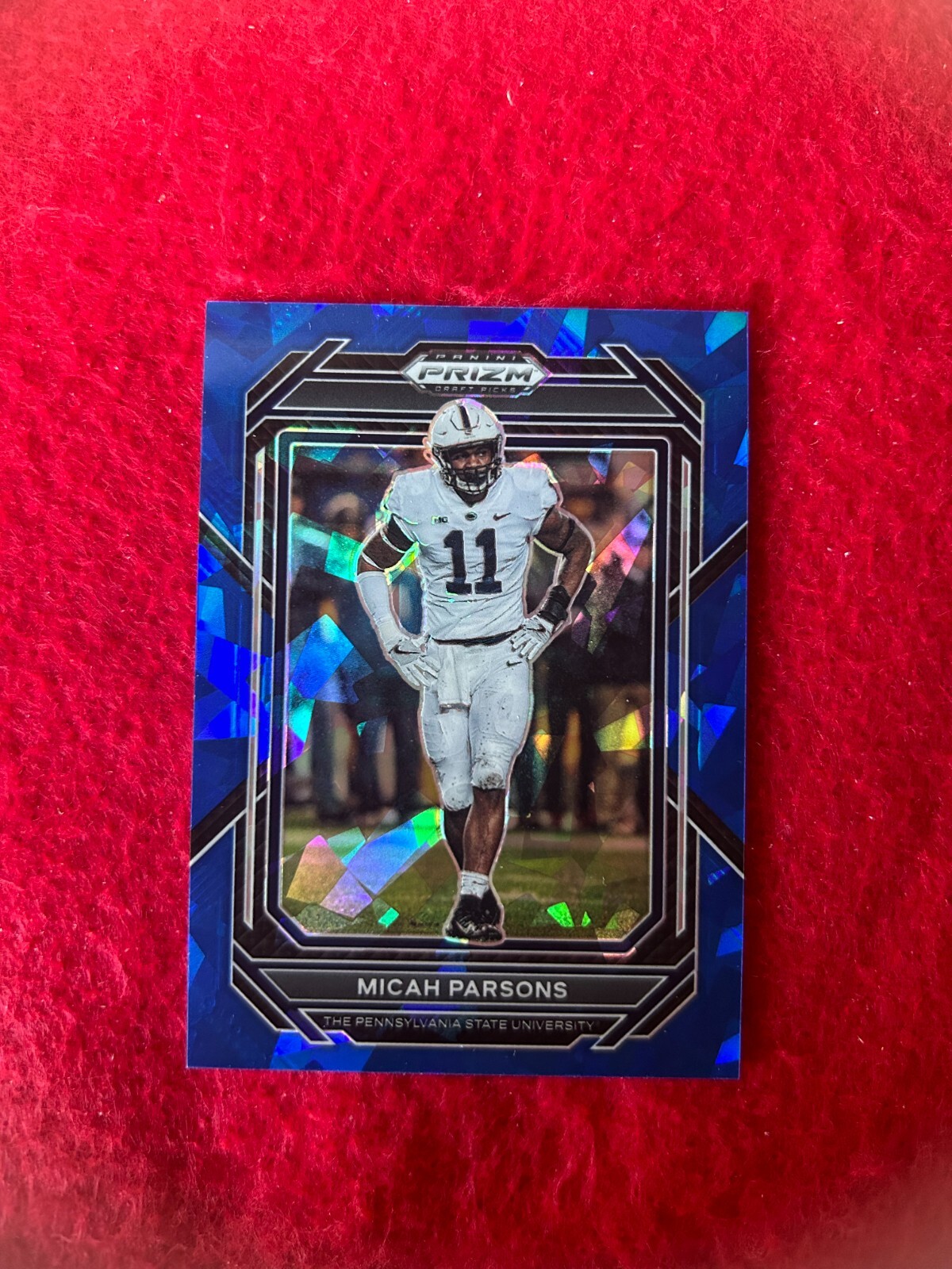 2023 Panini Prizm Draft Picks BLUE ICE Micah Parsons /99 Cowboys
