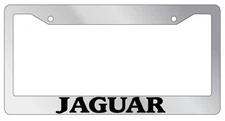 Chrome METAL License Plate Frame JAGUAR Auto Accessory 1641