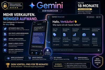 Gemini Advanced PRO | 18 Monate | Sofortiger Aktivierungslink