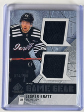 Jesper Bratt #GG-JB Game Gear /100 2025-26 Upper Deck SP Game Used Dual Patch