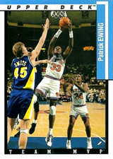 1993-94 Upper Deck TEAM MVPs #TM18 Patrick Ewing New York Knicks HOF