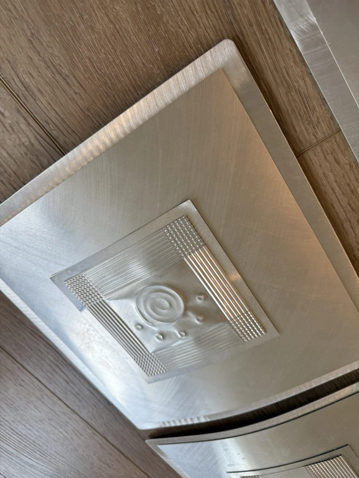 Juego de 4 arte de pared de metal ORIGINAL de Jon Allen 12x12 Foto 3 de 4