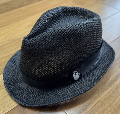 A BATHING APE Pirate Store Straw Hat Straw Hat Made in Japan