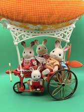Sylvanian Families Calico Critters Sky Ride Hot Air Balloon & Chocolate Rabbits