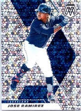 2021 Panini Mosaic #188 Jose Ramirez Quick Pitch Silver