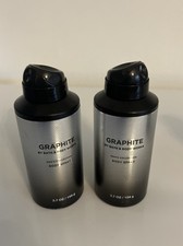 QTY 2 - Bath  Body Works GRAPHITE Deodorizing Body Spray for Men 3.7 oz New