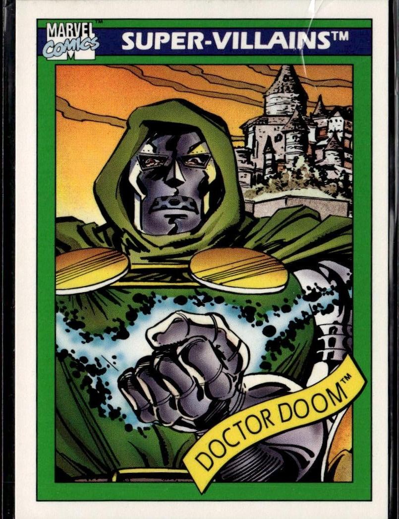1990 Impel Marvel Universe #60 Doctor Doom Promos