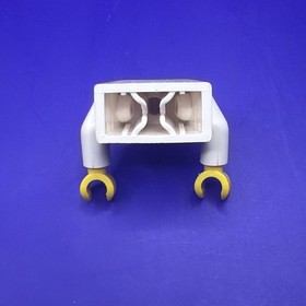 LEGO Ninja Shogun Minifigure White w/ Armor cas057 3053 3077 3050 (AUTHENTIC)