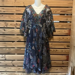 johnny was biya mesh dress Biya by Johnny Was embroidered mesh dress ( lining not included)