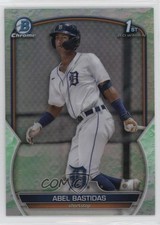 2023 Bowman Chrome Prospects Lunar Glow Refractor Abel Bastidas #BCP-113 6u5