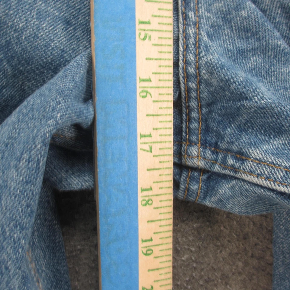 Harbor Bay Jeans Mens 58x30 Blue Denim Relaxed Fit Authentic Brand HOB Pants - Image 4 of 4