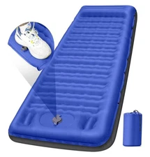 FNARMW Camping Sleeping Pad Extra Thick 5 Inch Camping Mat with Pillow Built-...