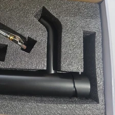 Ivy Single Hole, Single-Handle, High Arc Bathroom Faucet in Matte Black