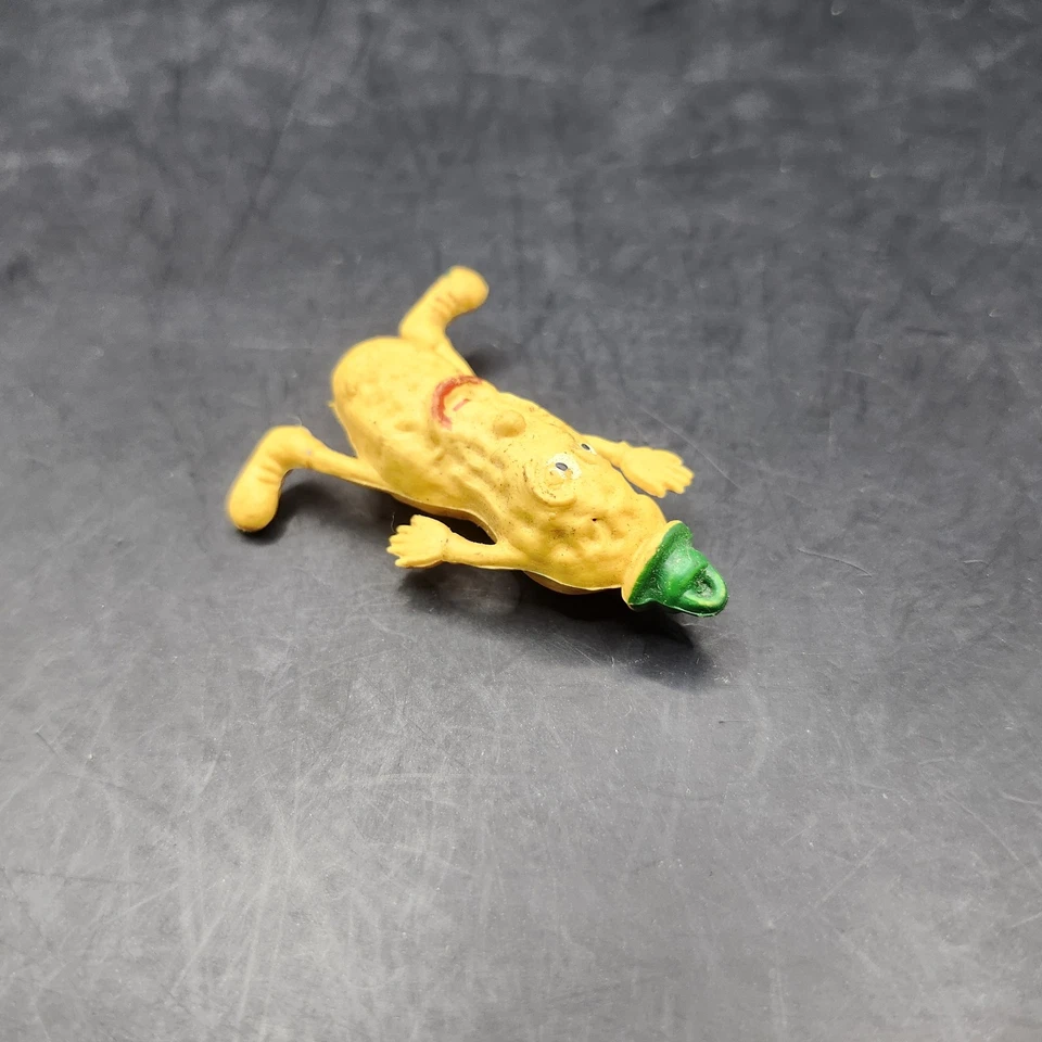 Vintage Mr. Peanut Planters Mascot Plastic Keychain Figure 2 Inch Toy Collectibl - Image 4 of 4