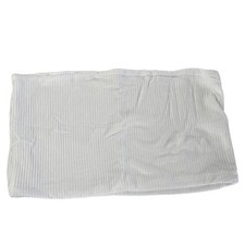 Topshop Tube Top Women Size 8 White Ribbed Cropped Minimalist