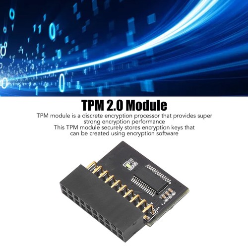 LPC 20Pin TPM 2.0 Modul Strong Encryption Remote Card Cryptographic Security❀ - Afbeelding 4 van 22