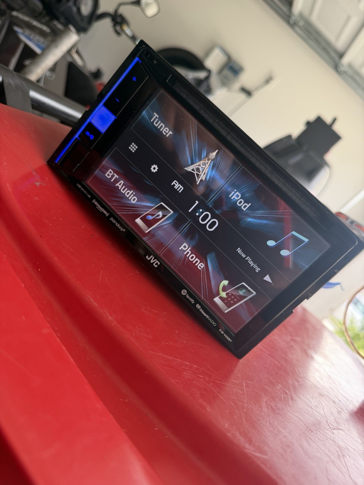JVC KW-V250BT Car Stereo Double DIN DVD Receiver Bluetooth USB AUX