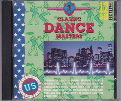 CD ''DANCE CLASSIC MASTERS VOL. 3'' 1991 OLD SCHOOL RAP BREAKDANCE FEARLESS FOUR
