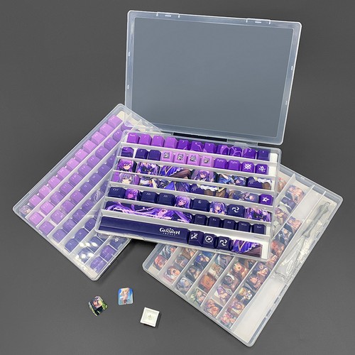 Keycap Storage Box Mechanical Keyboard Keycap Transparent Dustproof Display Box - Photo 2/12