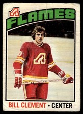 1976-77 O-Pee-Chee *C* Bill Clement Atlanta Flames #82