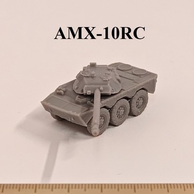 French AMX-10RC, 3D Printed ,1/144 Scale Mini Tank Model,Resin