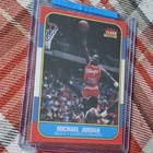 New Listingfleer 1986-87 michael jordan #57 chicago bulls nba basketball trading card