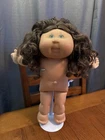2000s Cabbage Patch Kid TLC Brunette Brown Curly Hair Green Eyes Play Along