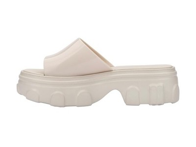 Melissa  Womens Ella Slide | Beige | Authentic New