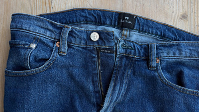 Paul Smith - Jeans Tapered-Fit  Gr32 R - Mittelblau Pre-Wash   neuwertig
