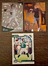 2021 Clear Vision & Metal Champions Bronze RC Rookie & 2022 Absolute Zach Wilson