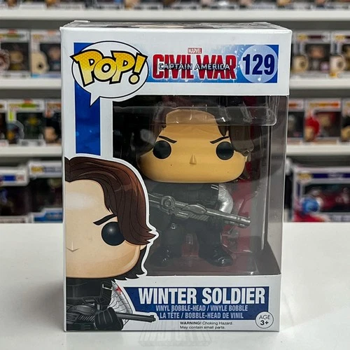 Funko Pop Marvel Captain America Civil War Winter Soldier 129 Toy Vinyl Figure