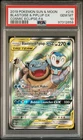 Blastoise & Piplup GX #215/236 - 2019 Pokemon Sun & Moon - Cosmic Eclipse PSA 10