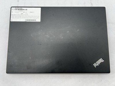 Lenovo ThinkPad T480s, i5-8350U CPU, @ 1.70GHz, 8GB RAM-No HDD/OS/Charger