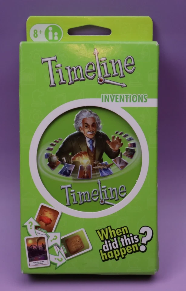 NEW/SEALED HTF Timeline Inventions Card Game Zygomatic Asmodee Frederic Henry - Image 2 of 4