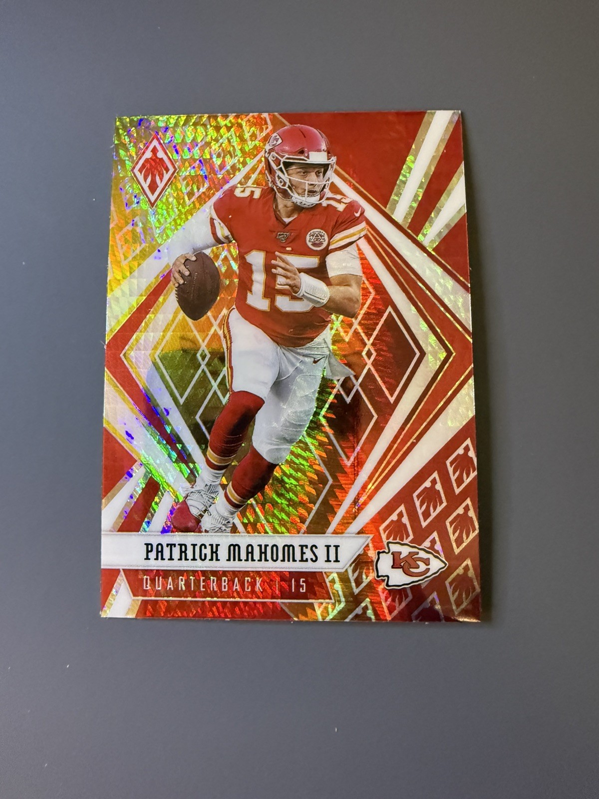 2020 Panini Phoenix Patrick Mahomes II #45 Fire Burst Prizm Chiefs FREE SHIPPING