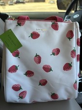 Kate Spade Strawberries Insulated Lunch Tote Bag NWT