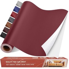 Self Adhesive Leather Repair Patch Kit, 31.4 in x 16 in Large Vinyl Leather R...