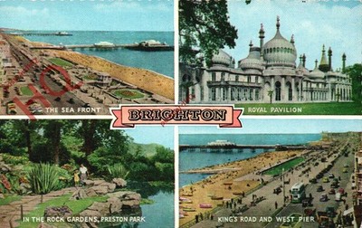 Ansichtskarte ~ Brighton (Multiview) [Lansdowne]