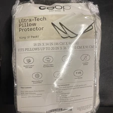 Coop Home Goods Ultra-Tech Pillow Protector 2 Pack King