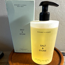 Salt Stone Bergamot Hinoki Hydrating Body Wash Gel 15.2 fl oz HA