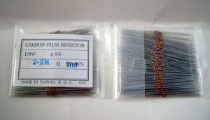 200-CARBON-FILM-RESISTORS-2-2-KOHM-1-8-WATT-5