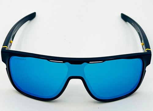 Oakley Crossrange Shield Sunglasses w/ Prizm Sapphire Blue Mirrored Lenses