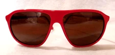 Vintage Lozza 6006 Italy Red & White Luminant Sunglasses Excellent