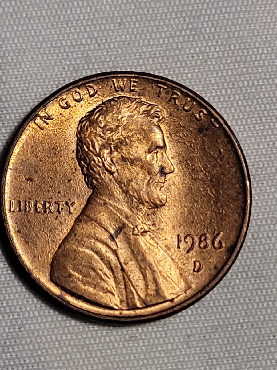 1986-D RPM#1 D/D Red/Brown Lincoln Cent RARE! | eBay