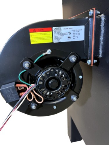 Wood burning forced air heater garage heater blower fan man cave - Picture 3 of 6