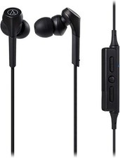 ATH-CKS550XBTBK Solid Bass Bluetooth Wireless In-Ear Headphones Audio-Technica