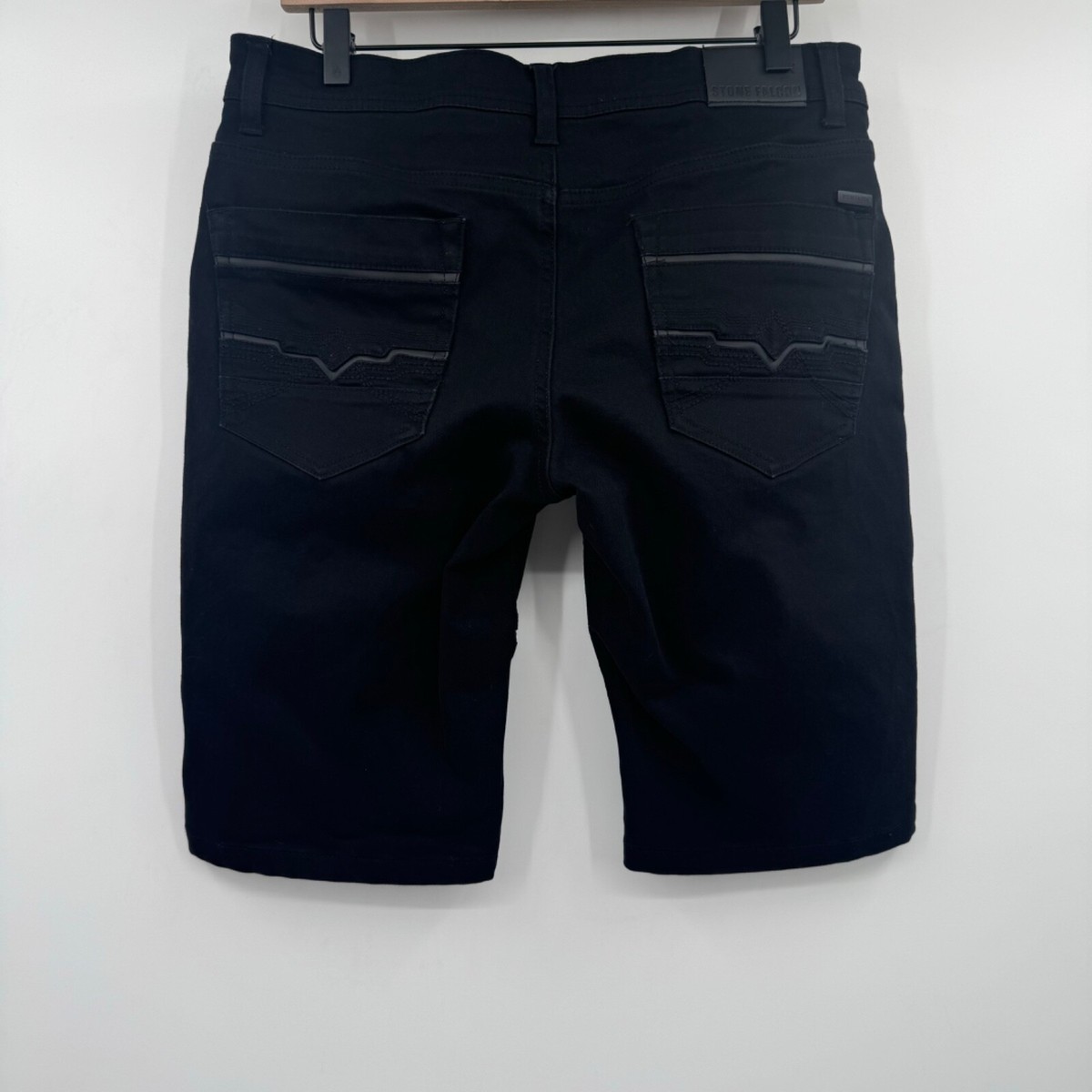 パンツ [MATINKIM]semi slimfit bermuda pants in charcoal Greg Norman Shorts Mens Sz 40 Black Twill Bermuda Golf Zip