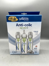 Dr. Brown's Natural Flow Options Anti-Colic Narrow Baby Bottle - 8oz/3pk NEW