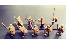 15mm Fantasy Barbarian Spearmen with Shields ...